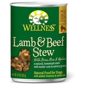 Wellness Lamb & Beef Stew Can Dog Food 12/12.5 oz Case wellness, lamb & beef, stew, lamb and beef, canned, dog food, dog